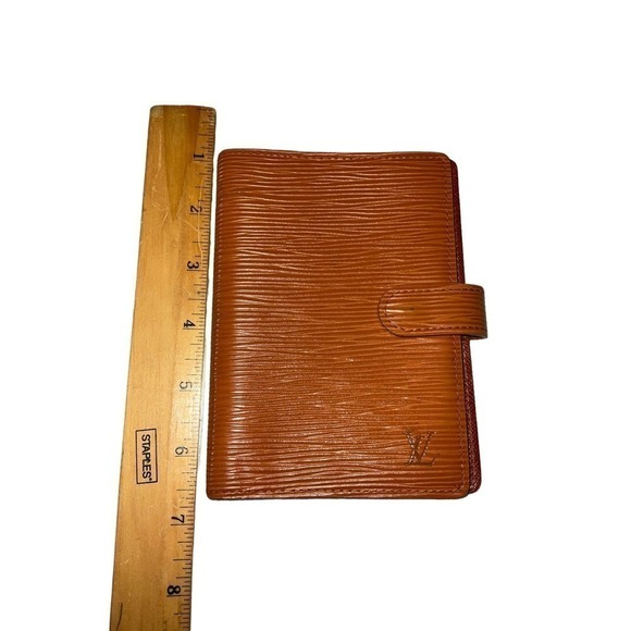 LOUIS VUITTON Epi Leather Agenda Cover Orange CA0998 - Picture 4 of 15